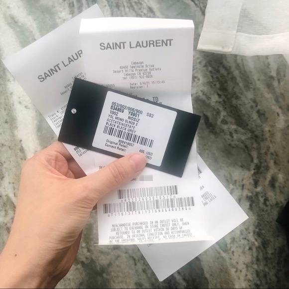 New Season! NWT Saint Laurent YSL Sunglasses - Picture 7 of 7